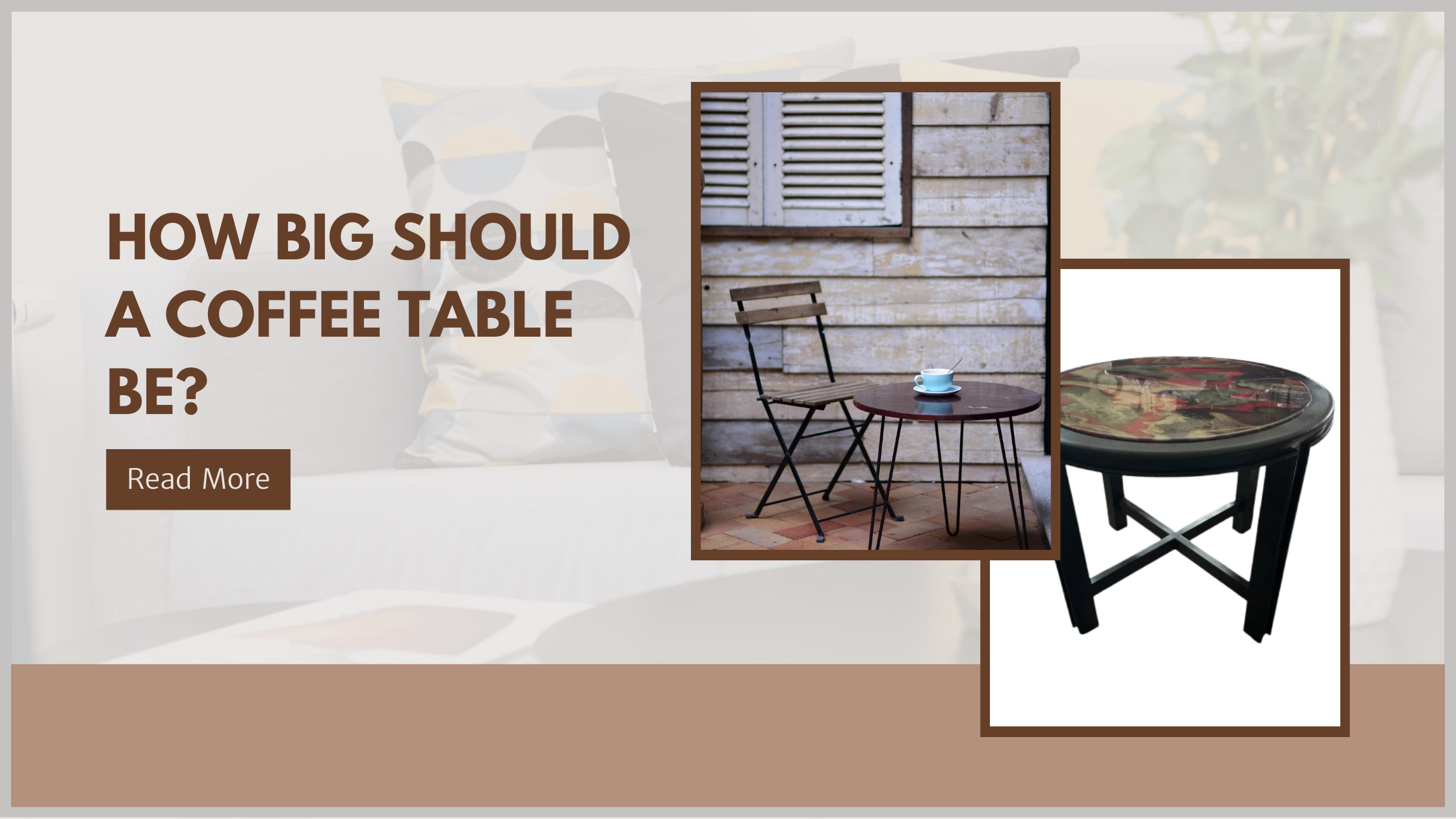 How Big Should a Coffee Table Be? Ideal Coffee Sizes Explained