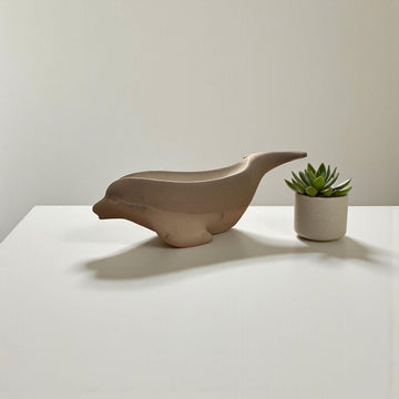 Handmade Concrete Whale Soap Dish, Coastal Decor, Minimalist Planter Bowl