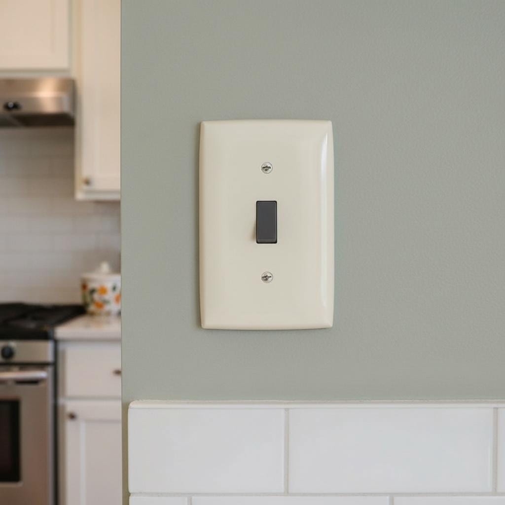 Concrete Light Switch Cover • Minimalist Concrete Wall Plate
