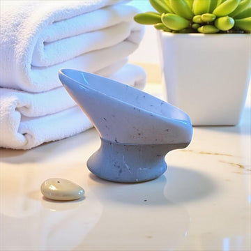 Handmade Concrete Resin Soap Dish, Coastal Bathroom Decor