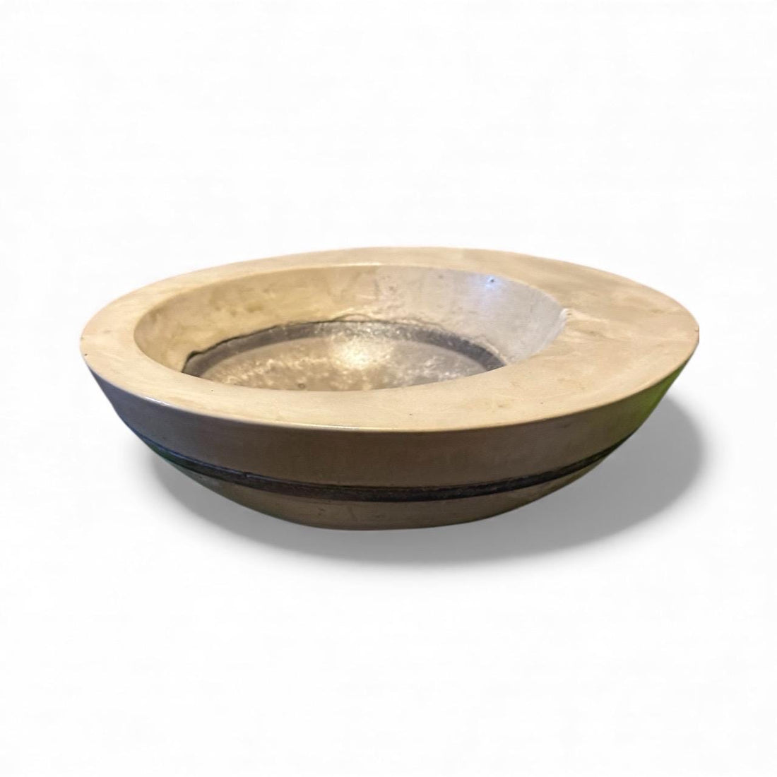 Cement + Resin Food Safe Bowl  Modern Sculptural Concrete Dish for Home & Kitchen