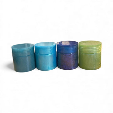 Handmade Food Safe Resin Jars  Colorful Resin Storage Containers with Lids