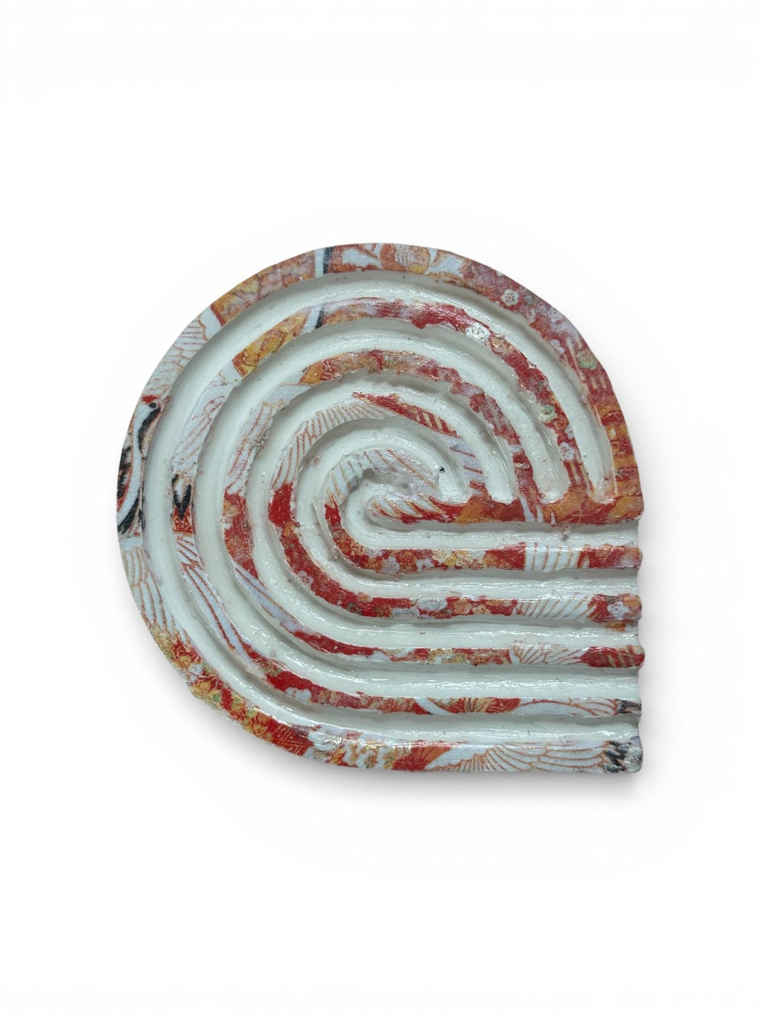 Floral Cement Coasters (Set of 2) | Botanical Image Transfer