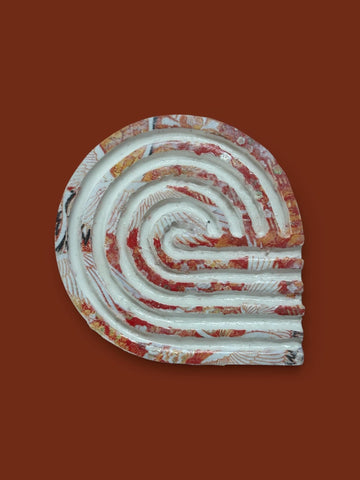 Floral Cement Coasters (Set of 2) | Botanical Image Transfer