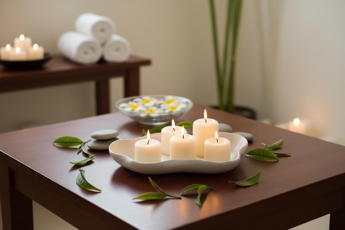 Botanical Vanity Tray | Handmade Decorative Tray | Perfume Organizer | Jewelry Dish | Minimalist Bathroom Decor