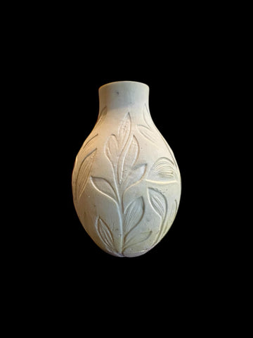 Concrete Flower Vase Handmade  Botanical Cement Vase, Modern Farmhouse Decor, Minimalist Table Centerpiece