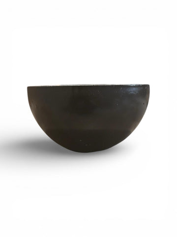 Matte Black Concrete Bowl  Modern Minimalist Snack Holder (Set of Four)