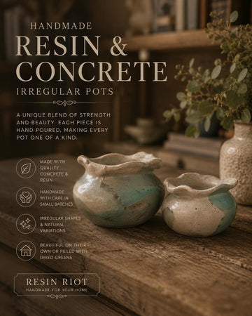 Concrete And Resin Bowls | Handmade Functional Art with Soul