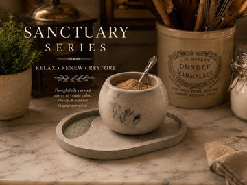 Sanctuary Series Concrete Bowl & Tray Set  Spa Bathroom Decor, Handmade Modern Catchall, Japandi Home Accent