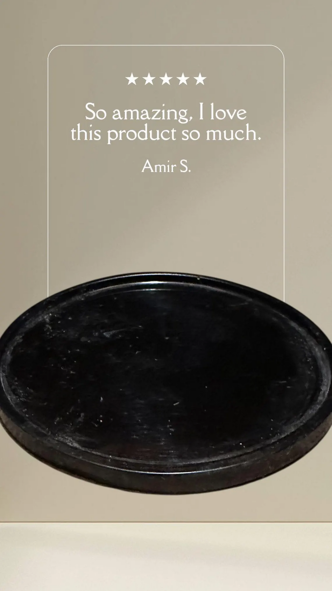 Food Safe Black Resin Tray, Sealed Round Serving Plate, Modern Minimalist Dish for Cookies Sushi Cakes, Handmade Kitchen Decor